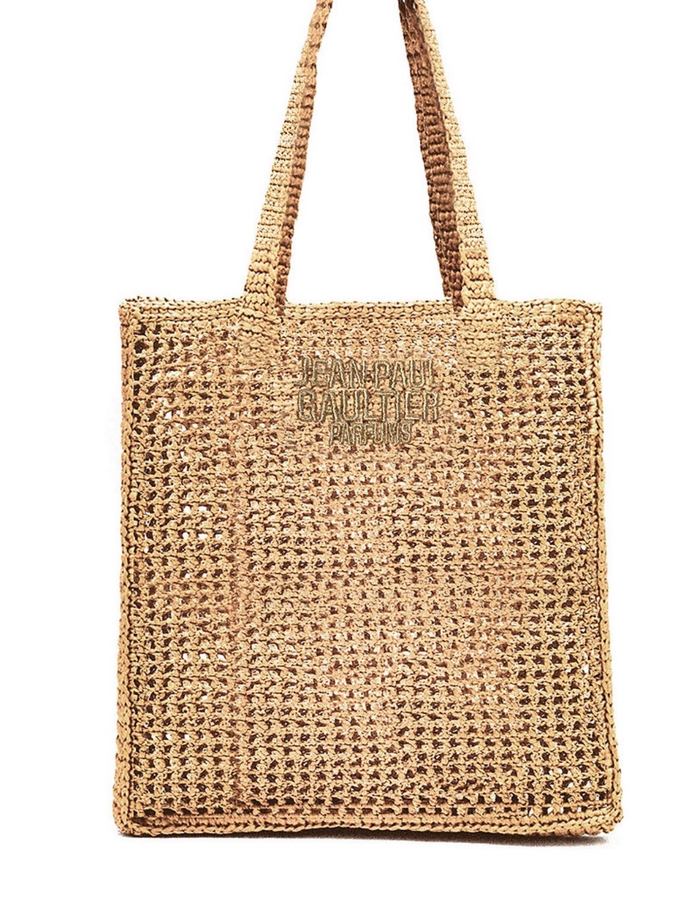 Jean Paul Gaultier Natural Woven Tote Bag